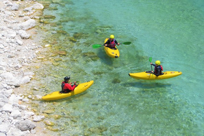 1 day KAYAK COURSE on Soča river, for beginners - Two hours on the Soča River