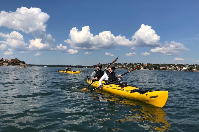 1-Day Small-Group Stockholm Archipelago Kayak Tour - Getting ready for the Baltic water
