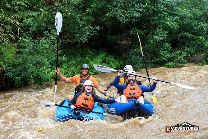10KM Inflatable Kayaking and 3HR Trekking Adventure - Inflatable kayaking on the Mae Taeng River
