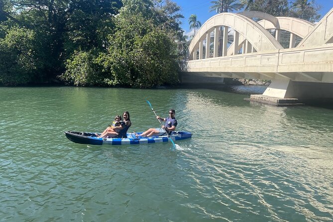 2 hour tandem kayak rental at our private launch area in Hale'iwa - Starting beside the bridge in Haleiwa