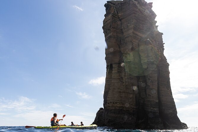 3 Hour Kayak Guided Tour in Islet of Vila Franca Do Campo - Paddling out from Vila Franca do Campo Marina
