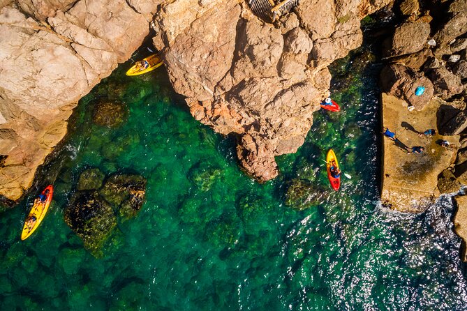 3 Hour of Sea Kayak Trip in the Creeks of Sete - The Corniche, caves, and changing sea conditions