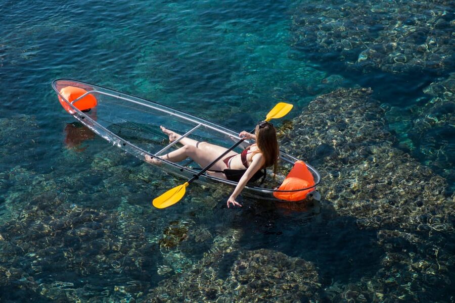 3 Hours Guided Tours in Transparent Kayaks - A Clear View of Cabo de Gata From Playa de San José