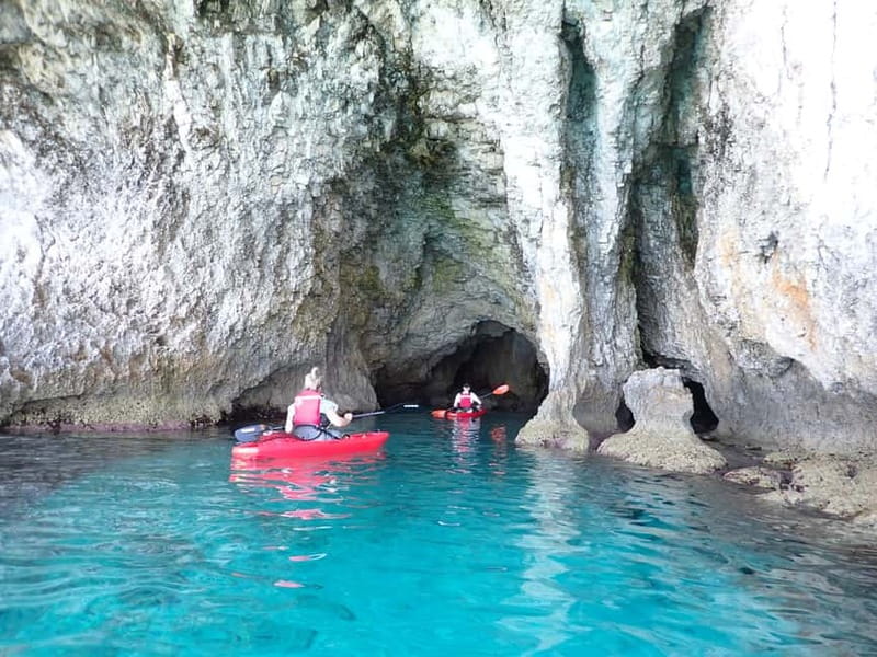 4-hour Ayia Napa SeaCaves Guided Kayaking from Limnara beach - A guide who shapes the experience