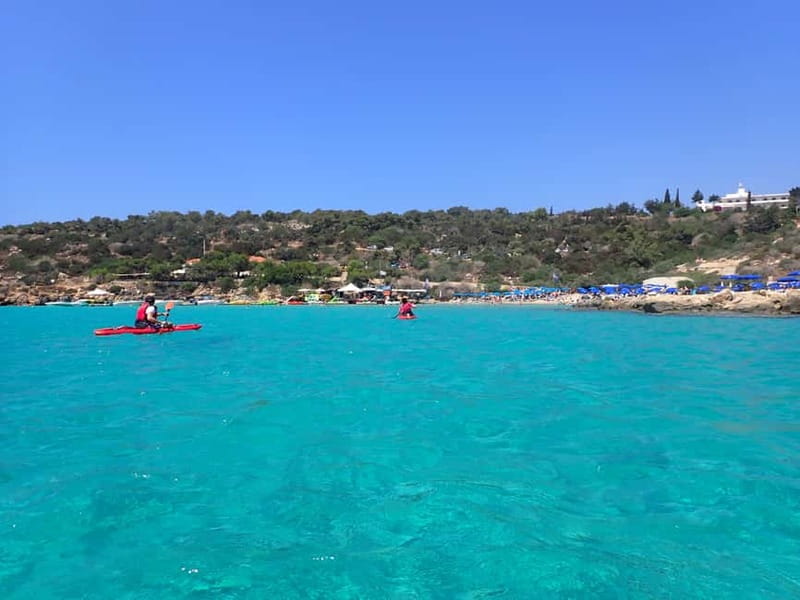 4-hour East Cape Greco Private Guided Kayak Tour - A possible pause at Konnos Bay