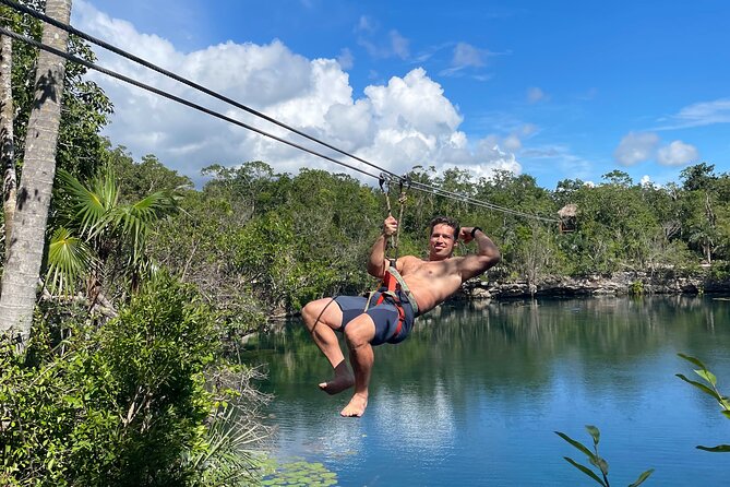 4 Private Cenotes, Zip-Lines, Canoes & Mayan Village with Delicious Lunch - What happens at Tankah