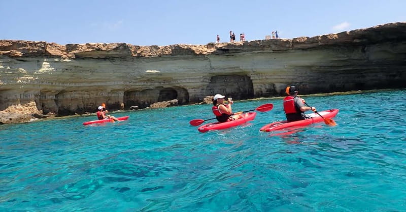 5-hour Cape Greco Caves kayaking + Snorkelling trip - Snorkeling near Ayia Napa’s caves