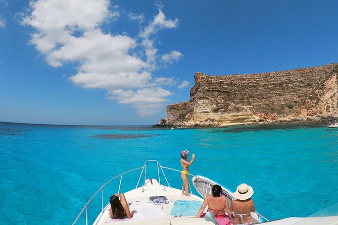 7 hours Boat trip to Lampedusa lunch, SUP and Snorkeling - Why Lampedusa is best seen from a boat
