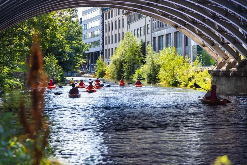 Akerselva River: Urban Paddling Adventure Kayak Tour - The 500-meter tunnel is the big surprise