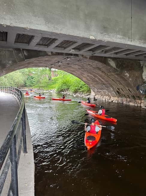 Akerselva River: Urban Paddling Adventure Kayak Tour - Getting wet is part of the deal