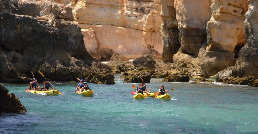 Albufeira: Algarve Kayak and Coastline Tour - Paddling through Algarve bays and caves