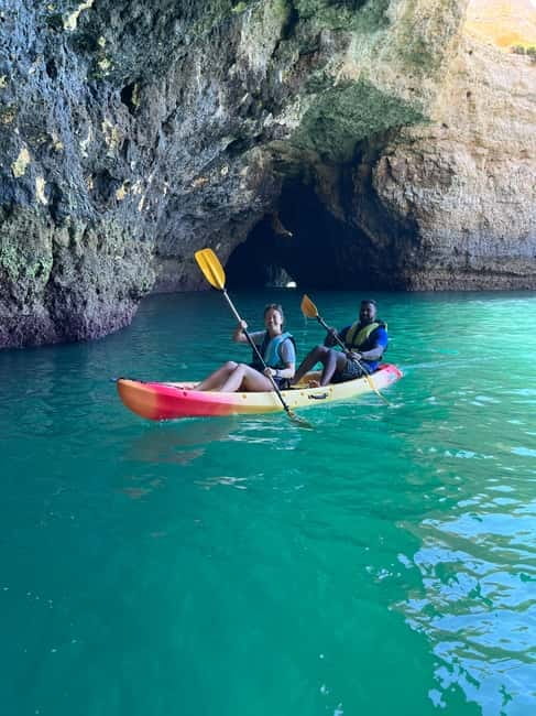 Albufeira: Hidden Beaches & Cliffs Guided Kayak Cave Tour - What the $41 price includes