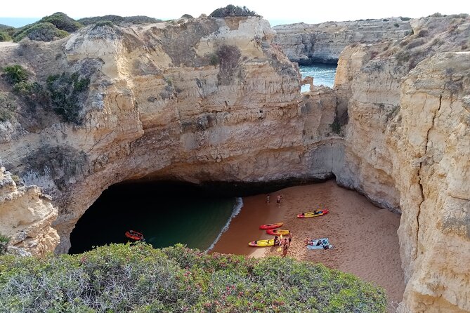 Albufeira Kayak Cave Tour – Hidden Beaches & Cliffs - Praia dos Arrifes, where the cliffs tighten around the water
