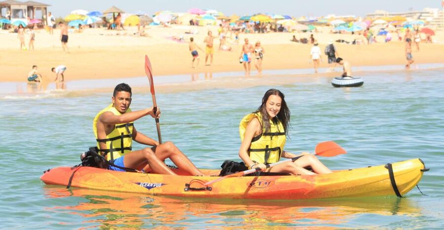 Albufeira: Kayak Rental - Rock formations and open water views