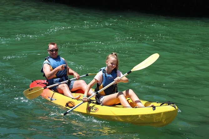 Albufeira Kayak Tour – Relaxing Trip with 2 Guides - Caves, arches, and cliffs shaped by the sea