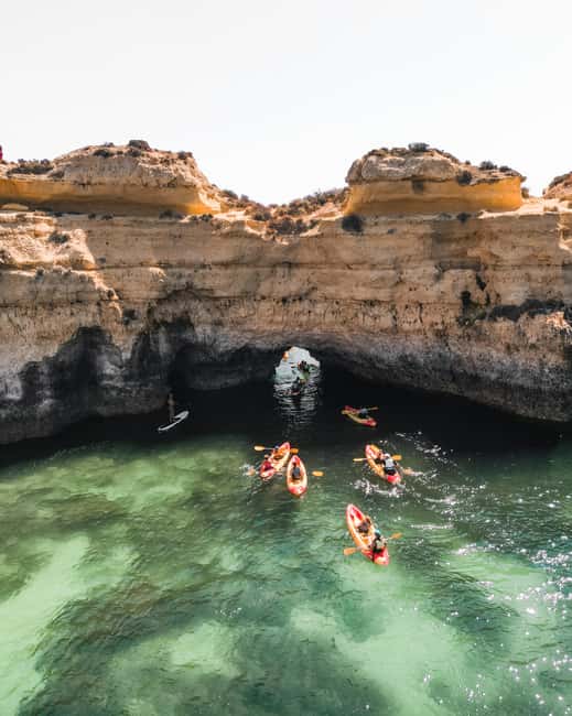 Albufeira: Secret Caves & Beaches Kayak Tour with Swim Stop - Key points at a glance