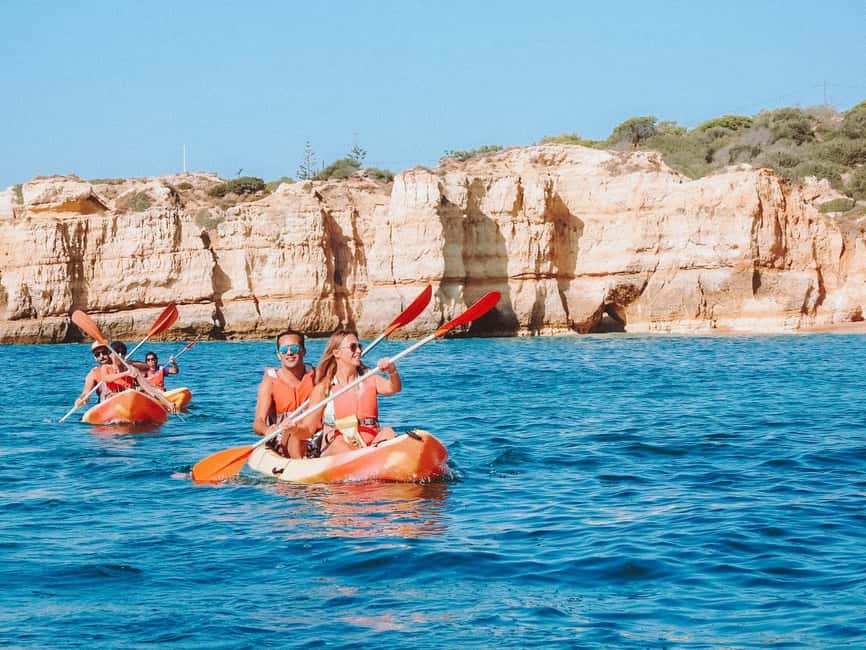 Albufeira: Secret Caves & Beaches Kayak Tour with Swim Stop - Praia do Ninho das Andorinhas, a small coastal stop