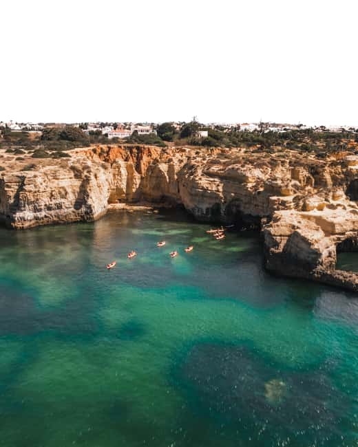 Albufeira: Secret Caves & Beaches Kayak Tour with Swim Stop - Swimming at Praia das Salamitras