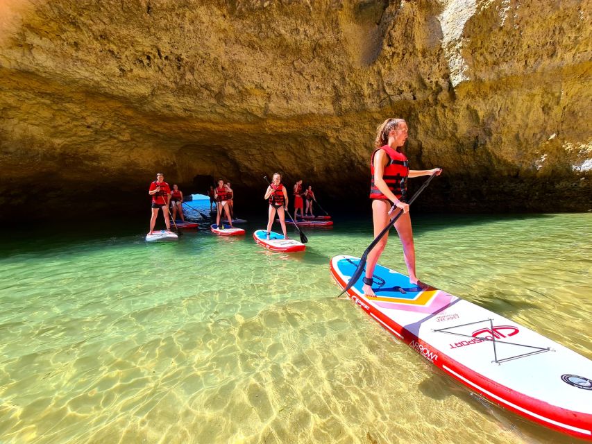 Albufeira: Stand Up Paddle Lesson and Coastal Tour - The opening lesson: learning to control the board