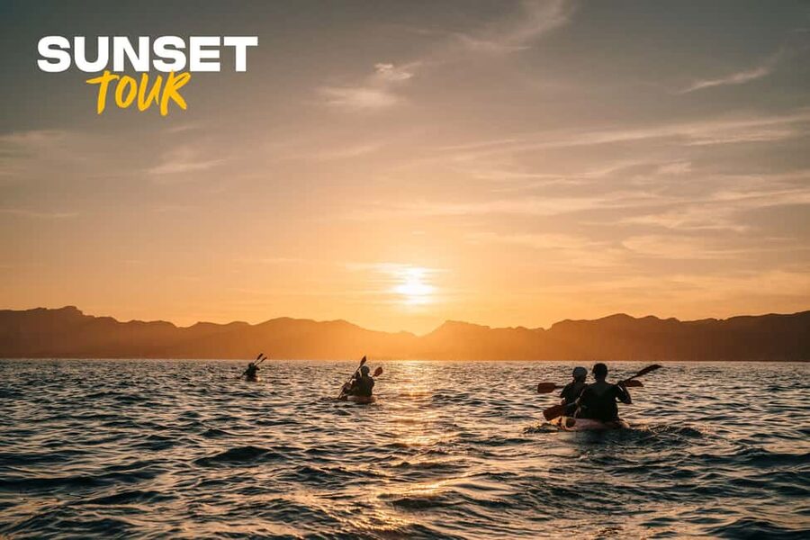 Alcudia: Kayak Tour with Snorkel & Sea Cave Swim - Paddling out from La Victoria