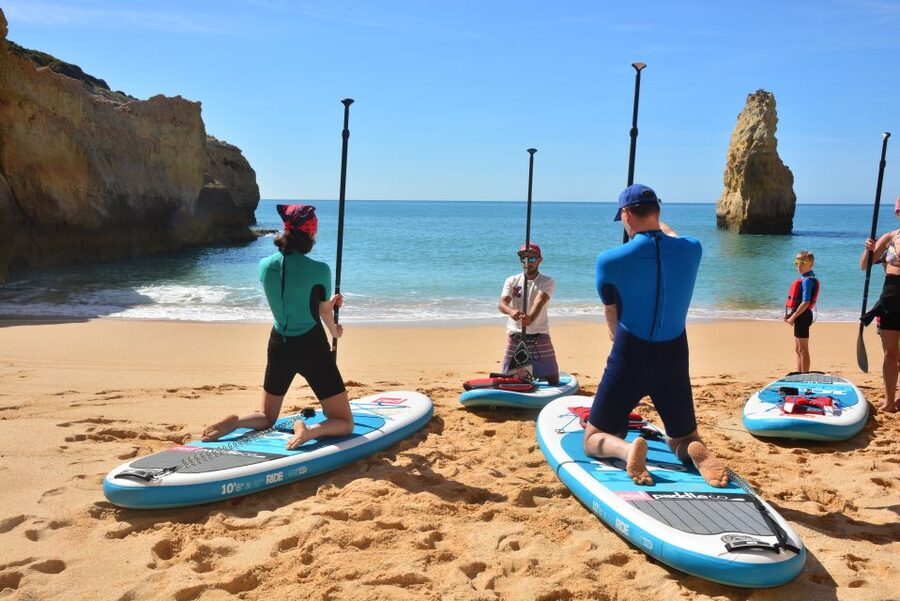 Algarve: Benagil Caves SUP Tour since 2016 - Inside Benagil Cave when conditions allow