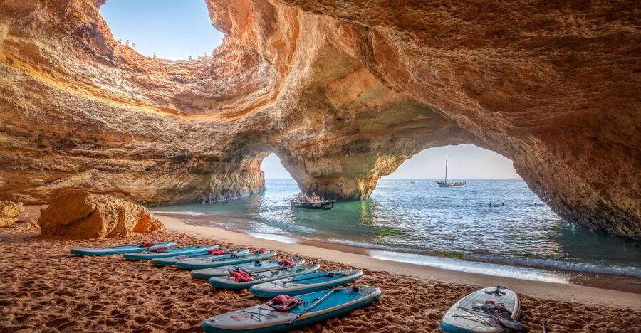 Algarve: Benagil Caves SUP Tour since 2016 - Who will enjoy this most