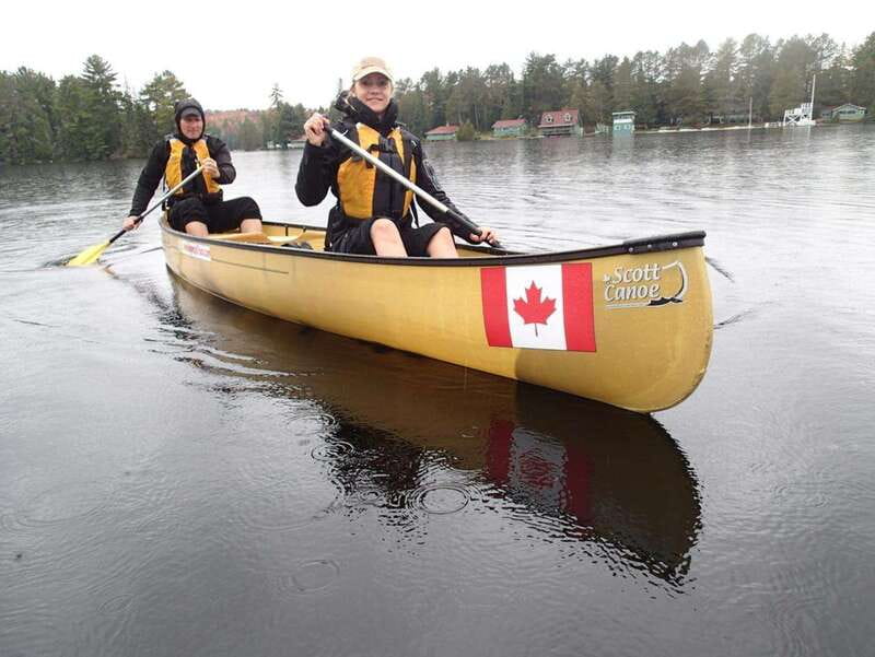 Algonquin Park: Guided Canoe Day Tour - The first paddle and the short portage