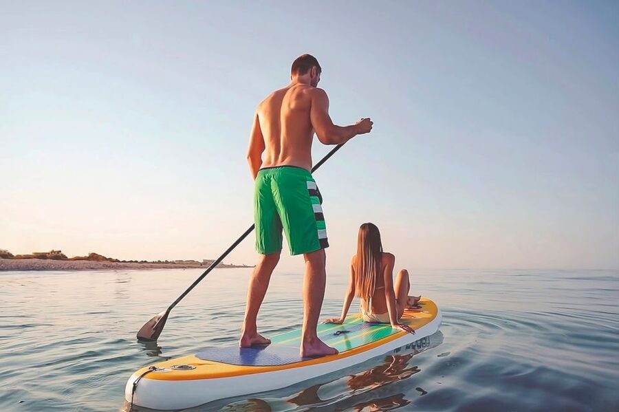 Alicante: E-Bike, Snorkeling and Paddle Surf Tour - Snorkeling in clear water near Alicante