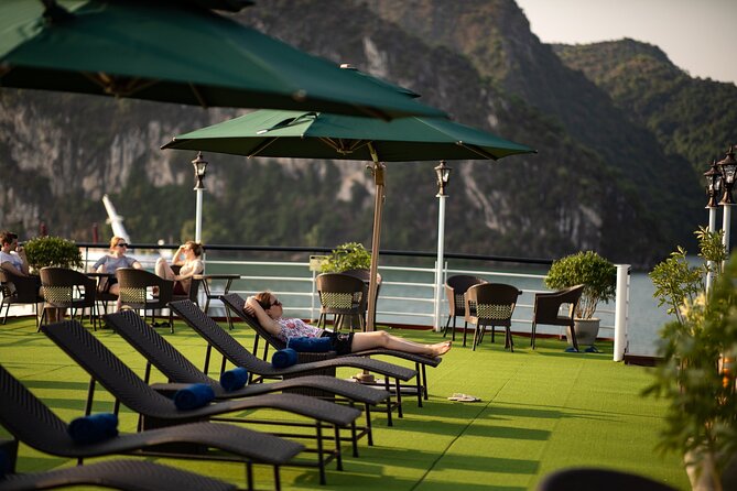 All-Inclusive 2 Day/1 Night Halong Luxury Cruise, Meals, Cave, Kayaking,Swimming - Sung Sot Cave and the Titop Island climb