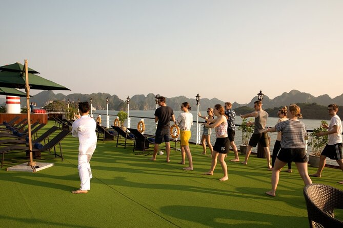 All-Inclusive 3 Day/2 Night Halong Luxury Cruise Meals, Cave, Kayaking, Swimming - Day three, lagoon kayaking and the final cave