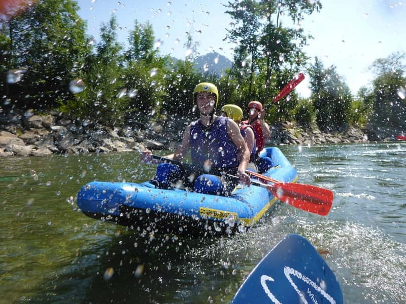 Allgäu canoe tour - Starting near Oberstdorf on the young Iller
