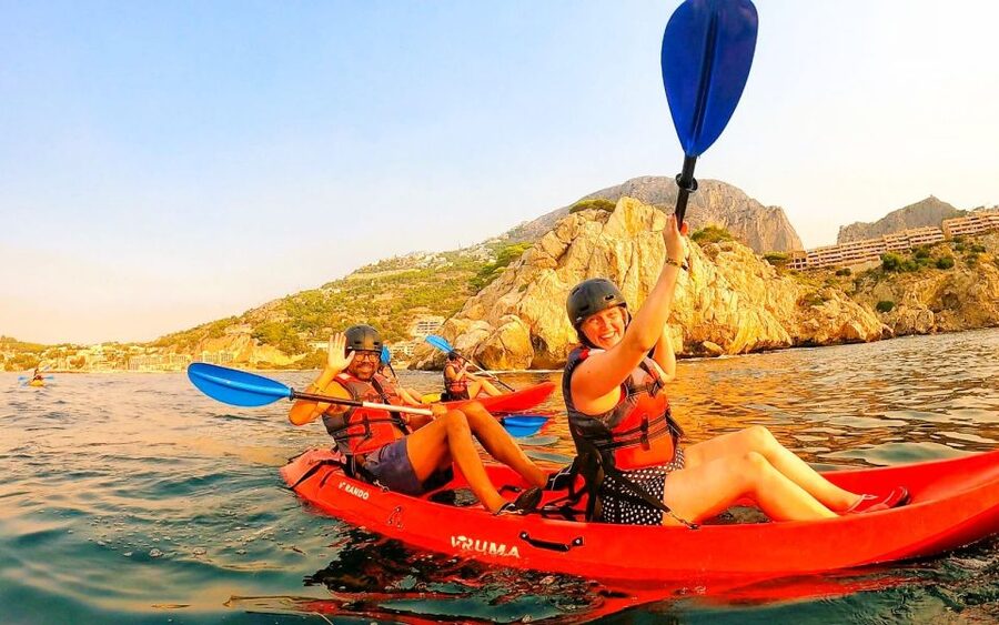 Altea: Guided Kayak Tour - Kayaking, snorkeling, and the second water section