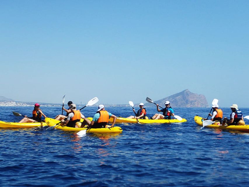 Altea: Morro de Toix Guided Kayak Excursion - A clear-water cove for swimming and snorkeling