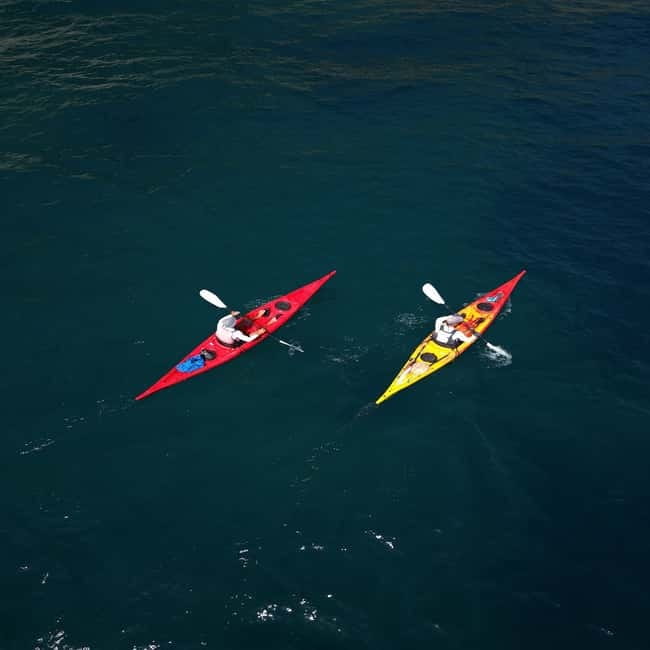 Amalfi Coast: Kayak, Snorkeling, Pandora Cave & Hidden Beach - Paddling past the Norman Tower
