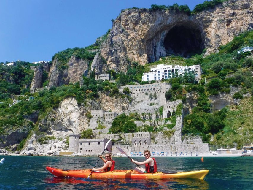 Amalfi Coast: Kayak Tour with Snorkeling and Grottoes Visit - Runghetiello Grotto and the quiet beach stop