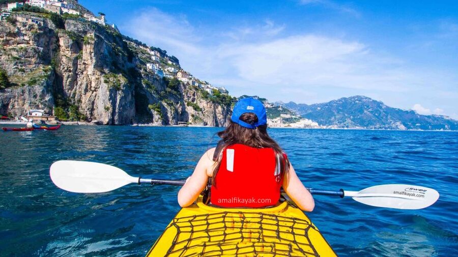 Amalfi Coast: Kayak Tour with Snorkeling and Grottoes Visit - What the three-hour schedule feels like