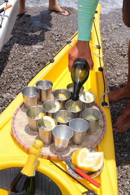 Amalfi: Kayak-Snorkel to Pandora Cave, Hidden Beach & Drinks - Key points to know before you book