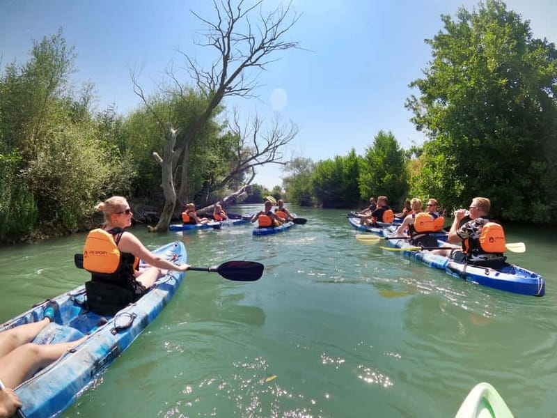 Ammoudia: Kayak down the Acheron 5.5 km - Games, pauses, and photo stops