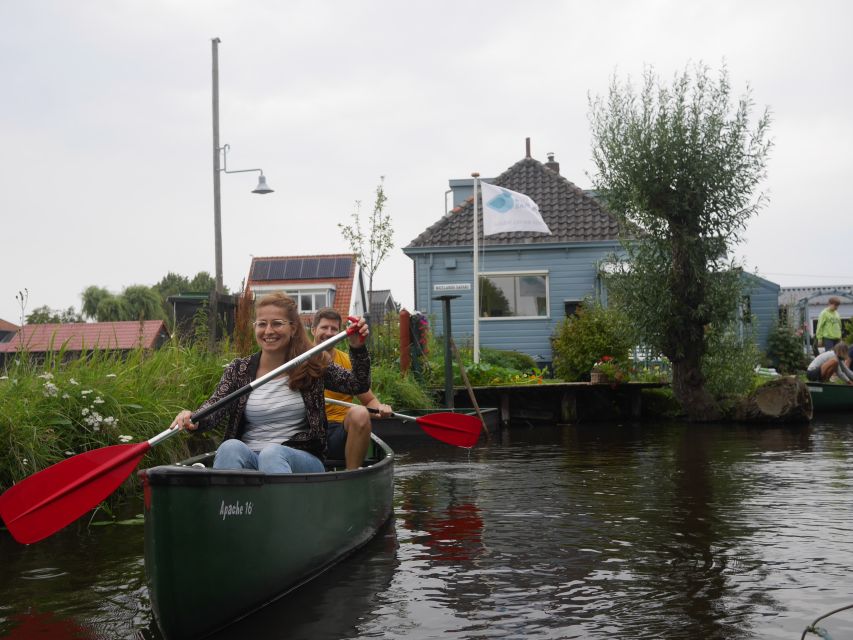 Amsterdam: Dutch Countryside Sunset Canoe Tour - Sunset over quiet North Holland