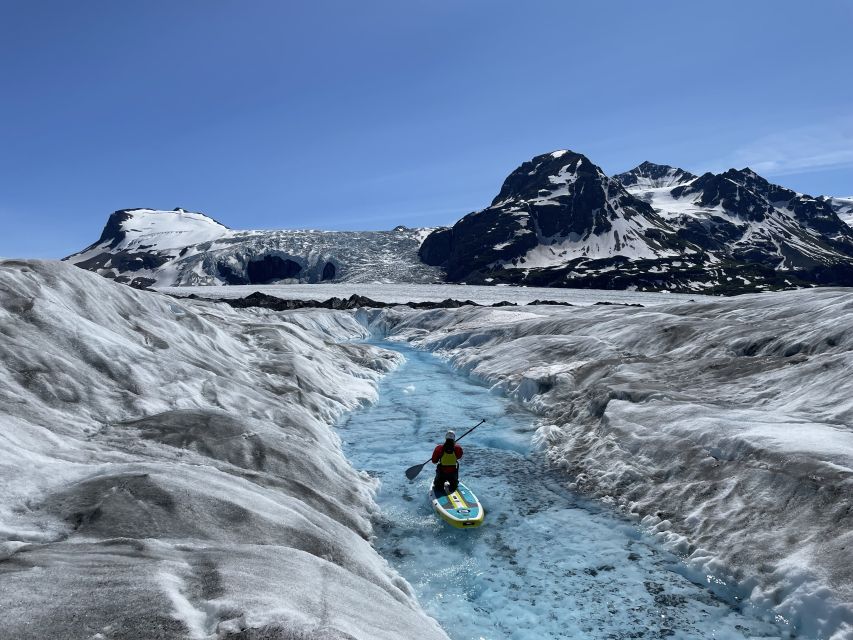 Anchorage: Knik Glacier Helicopter and Paddleboarding Tour - Lunch and the four-hour schedule