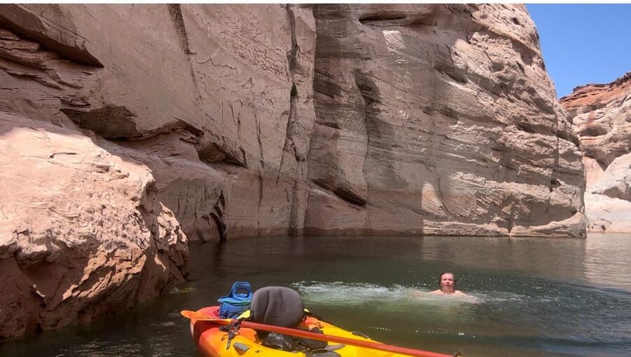 Antelope Canyon: Guided Kayaking & Swimming Tour - Why the lake crossing matters
