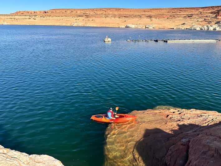 Antelope Canyon Lake Powell: Guided Kayaking & Hike Tour - The open-water paddle from Antelope Point