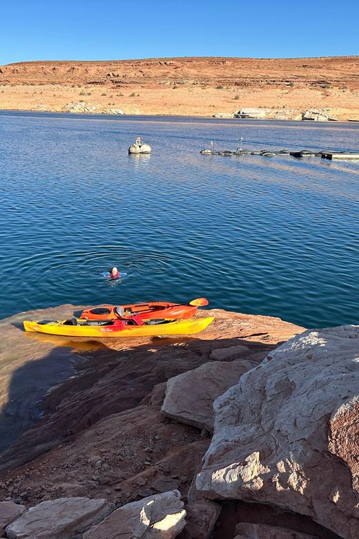 Antelope Canyon Lake Powell: Guided Kayaking & Hike Tour - The Lake Powell swim is more than a quick extra
