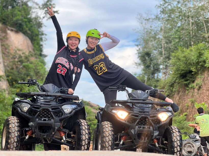 Ao Nang: Krabi kayaking and and ATV Extreme - Tuk tuk transfers and the shape of the day