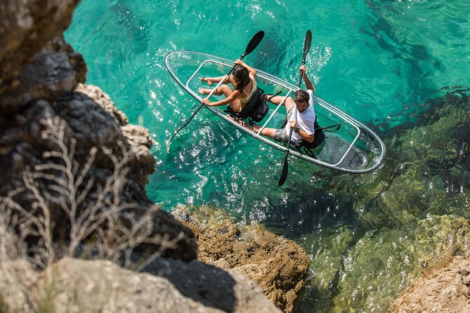Arrábida: Guided Transparent Kayaking Tour - Paddling through Arrábida’s sea cliffs
