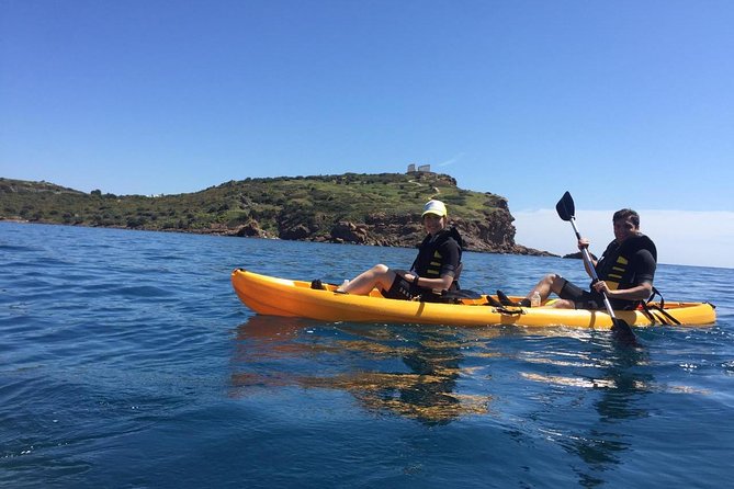 Athens Sea Kayak Tour - A swim, snorkel, and snack at the halfway point
