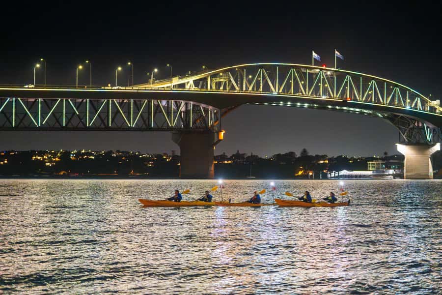 Auckland: City Lights Night Kayak Tour - Setting out from Z Pier and St Mary’s Bay