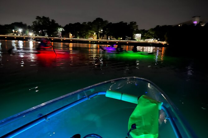 Austin Texas Night Clear Kayaking Glow Tour - Finding the launch after dark
