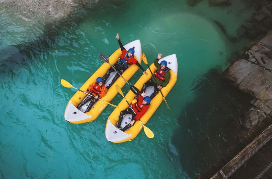 Austria, Salza river "Double Ducky" kayak adventure - Two hours on the emerald Salza