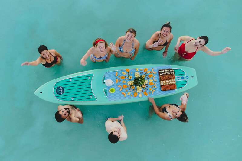 Bacalar Sunrise Stand Up Paddleboard Tour with Breakfast - Breakfast with your feet near the water